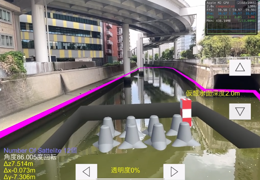 神田川における開口部モデル